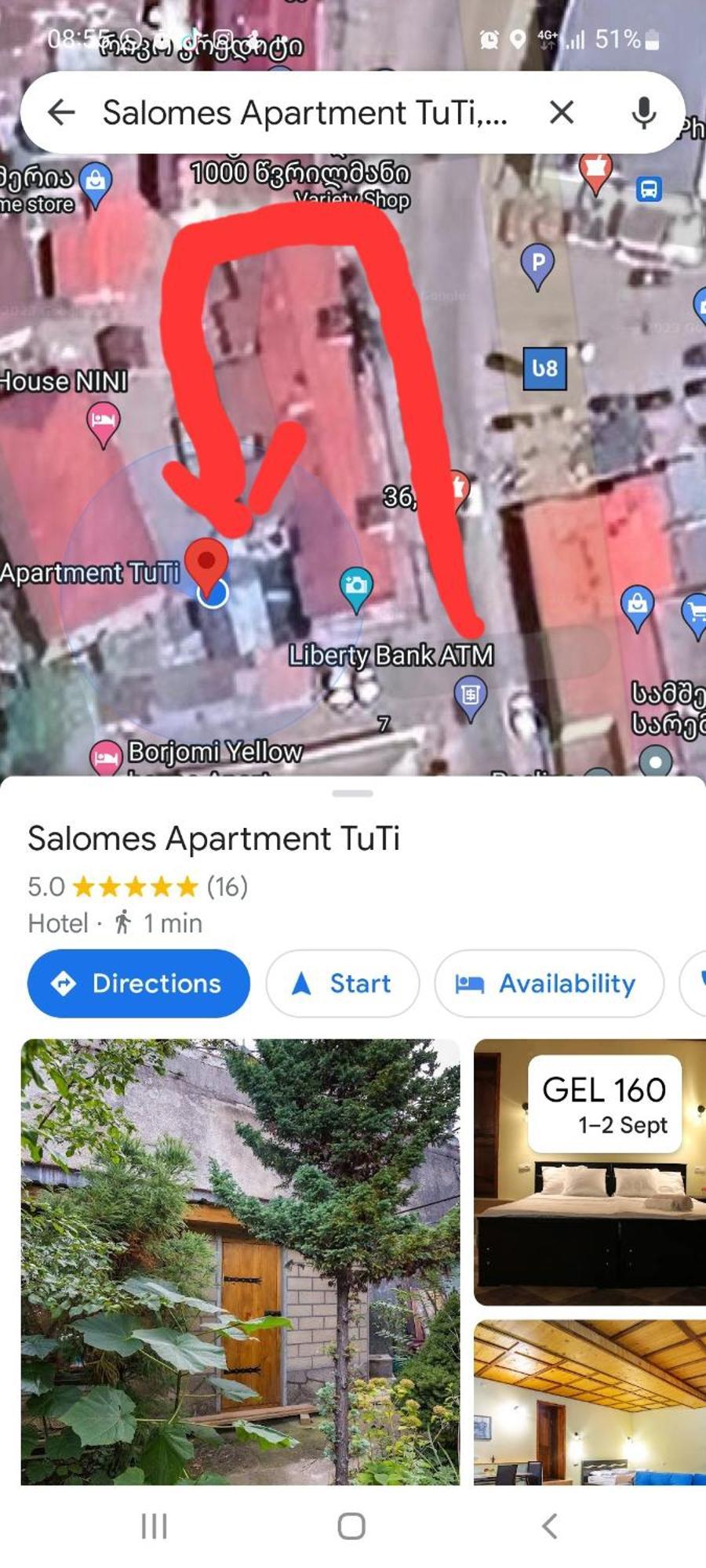 Salomes Apartment Tuti Borjomi Dış mekan fotoğraf